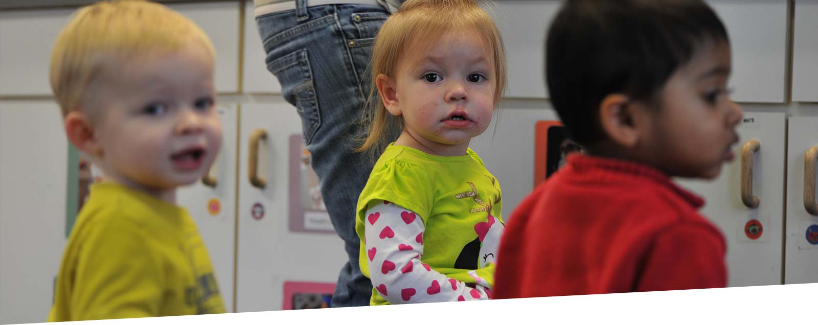 Toddlers in classrooms